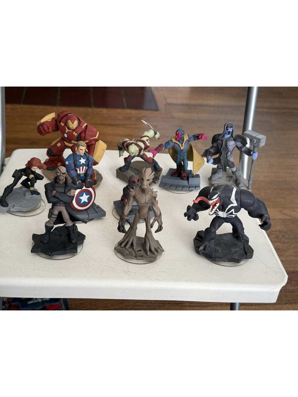 Disney Infinity Marvel Super Heroes  Figurines Lot Of 10 , Good Condition